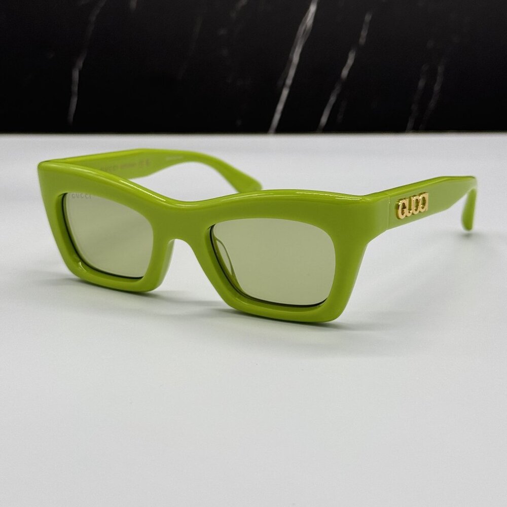 NEW GUCCI SUNGLASSES GG1773S 006 GREEN WOMEN EYEWEAR